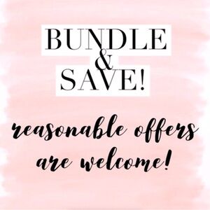 Bundle 2 or more items and save 30%